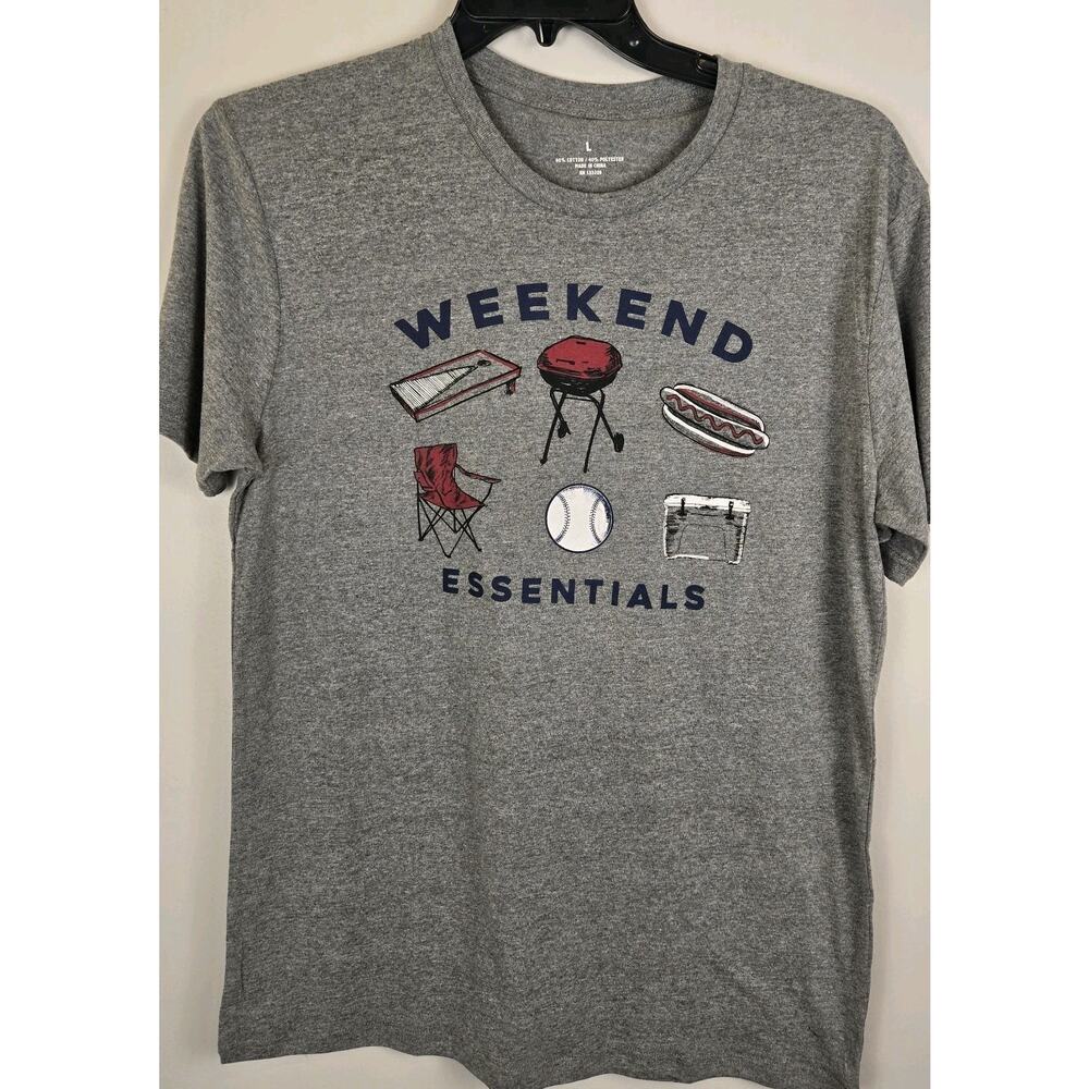 WEEKEND ESSENTIALS T Shirt Mens LARGE